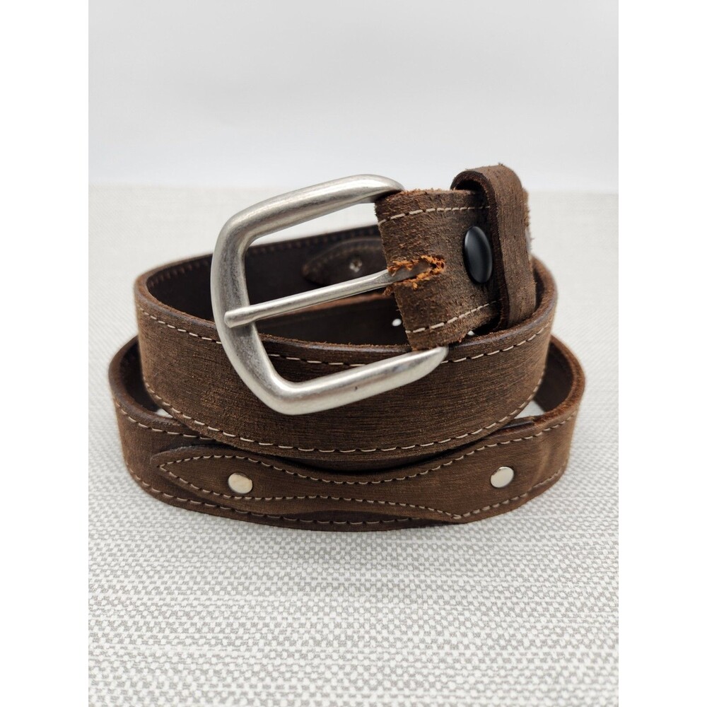 Cameron Trading Post Men Size 40 Brown Belt Leather Made In USA